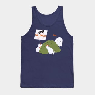 Stop Halloween! Chickens Protest Tank Top